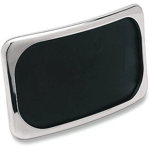 Drag Specialties 7807-0114 Chrome Small Radius 3-Bolt Style License Plate Mount