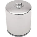 Drag Specialties 0712-0008 Chrome Magnetic Oil Filter w/ Nut for M8 & Twin Cam