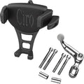 Ciro 50350 Black Constrictor Phone Holder with Chrome Offset Perch Mount
