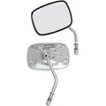 Drag Specialties 0640-0475 Chrome Live to Ride Mirrors for Harley 65-25