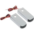 Alloy Art Chrome Red/Smoke LED Fender Strut Marker Lights for 84-17 Softail