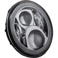 Custom Dynamics CD-7-14-C Chrome 7" Halo Headlamp for 14-21 Touring & 00-17 Flst
