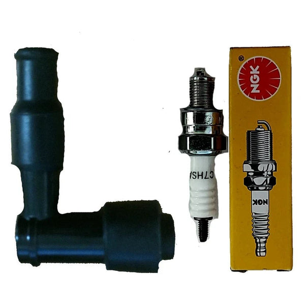 Kawasa KLX140L Spark Plug + Cap Klx 140 140CC KLX-140L Bike Youth Sparkplug New