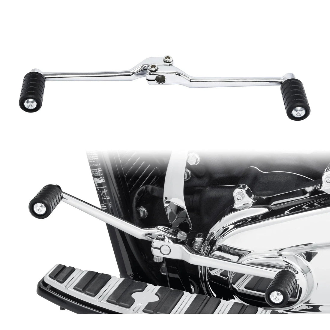 Chrome Heel Toe Shift Lever Shifter Peg Fit For Harley Touring Road Glide 88-25