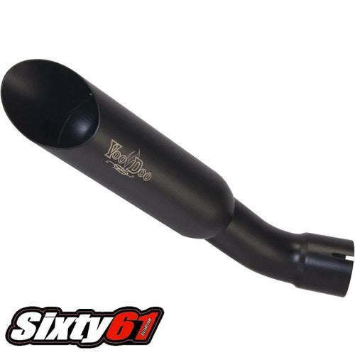 Voodoo Exhaust Kawasaki ZX10R 2011 2012 2013 2014 2015 Shorty Black Steel