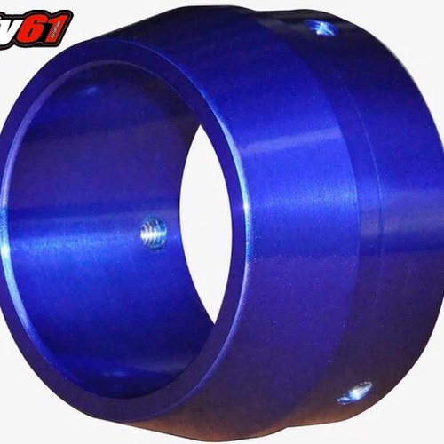 Voodoo Blue End Cap Tip for Mini Meg Exhausts Billet Aluminum