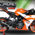 Gpr Exhaust KTM RC 125 2017-2020 Homolog Slip-On Furore Evo4 Nero