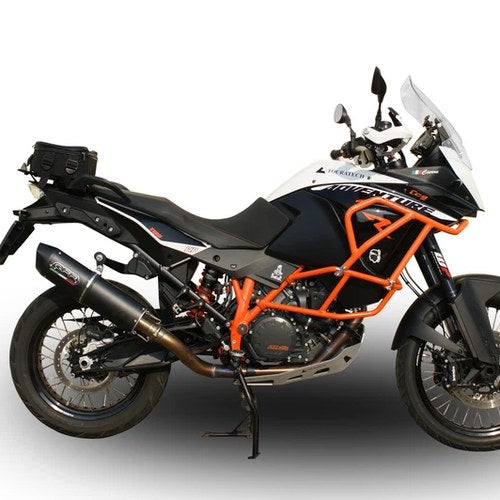 Gpr Exhaust KTM LC8 1290 Super Adventure 2015-2016 Racing Slip-On Furore Nero
