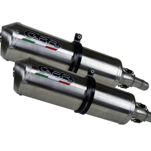 Gpr Exhaust Suzuki Gsxr 1000 K9 2009-2011 Pair Homolog Slip-On SatInox