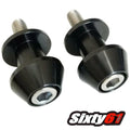 Hayabusa Swingarm Spools Suzuki Black 1999-2021 2022 2023 2024 2025 2026 Sliders