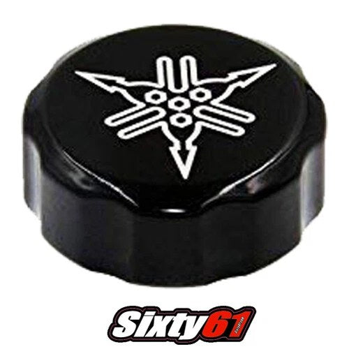 Yamaha R1 R6 Black Brake Master Cylinder Oil Filter Fluid Reservoir Cover Cap