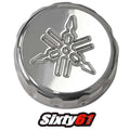 Yamaha R1 R6 Chrome Brake Master Cylinder Oil Filter Fluid Reservoir Cap 34MM
