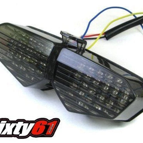 Yamaha R6S Tail Light LED 2003-2009 Integrated Turn Signal Brake Smoke 06 07 08