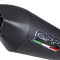 Gpr Exhaust Ducati Multistrada 950 2017-2019 Homolog Slip-On GP Black Titanium