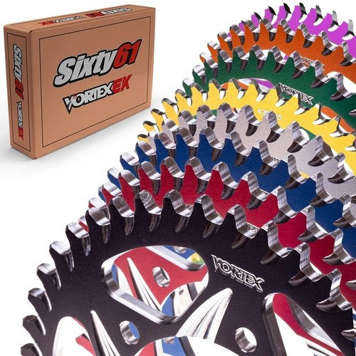 Yamaha MT03 Rear Sprocket 2020-2025 Vortex 520 35-66T Aluminum Red Black Blue