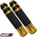 Honda Cbr 600F4i 954RR 600RR 1000RR Gold Black Grips Comfort Racing Hand Bar End