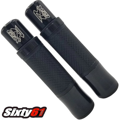 Hayabusa Black Grips Comfort Engraved with Bar Ends 1999-2018 2019 2020 Suzuki