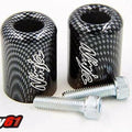 Kawasaki Bar Ends Carbon Ninja Engraved ZX6 ZX9 ZX10 ZX12 ZX14 ZX636 Z1000 ER6F