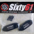 Suzuki Gsxr 750 Mirror Block Offs 2006-2023 2024 2025 2026 Base Plate Black Caps