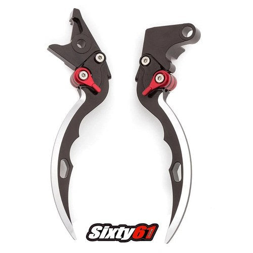 Yamaha R1 R1M R1S Black Levers 2015-2019 2020 2021 2022 Brake Clutch Blade Set
