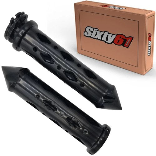 Honda Cbr Motorcycle Hand Grips Suzuki Spike Cut Outs Billet Aluminum