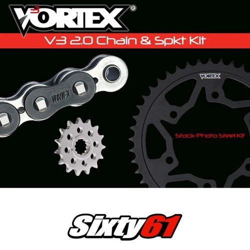 Suzuki Gsxr 1000 Chain Sprocket Kit 2001-2005 2006 Vortex 520 16-44T Steel Black