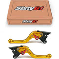 Gsxr 750 Gold Levers Suzuki 2006-2019 2020 2021 Shorty Brake Clutch Adjustable