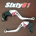 Silver Levers for Honda CBR600RR 2003-2006 Shorty Brake Clutch Adjustable Cbr