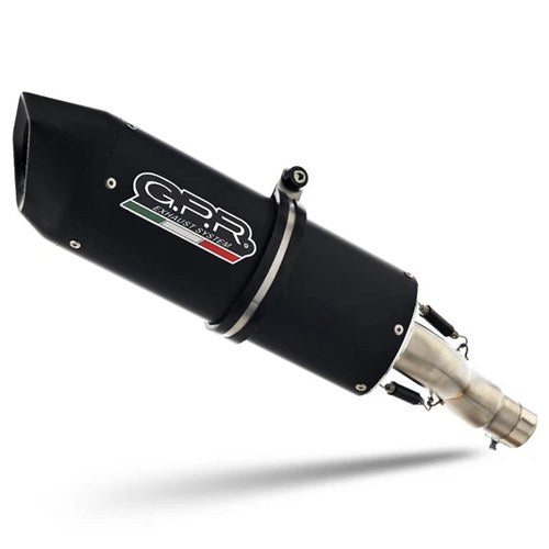 Kawasaki KLR650 KLR650R KLR650C Exhaust 1988-2024 2025 Gpr Slip-On Furore Nero