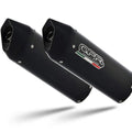 Kawasaki ZX10R 2006-2007 Exhaust Gpr Double Bolt-on Furore Nero