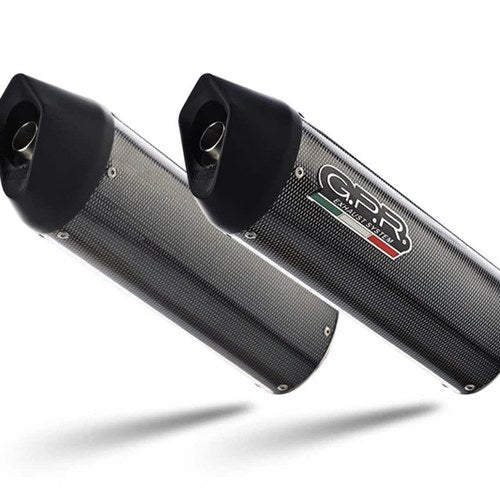 Ducati Monster 600 2001-2003 Exhaust Gpr Double Slip-on Furore Poppy