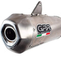 Yamaha Kodiak 550 2008-2014 Exhaust Gpr Slip-on Pentacross Inox