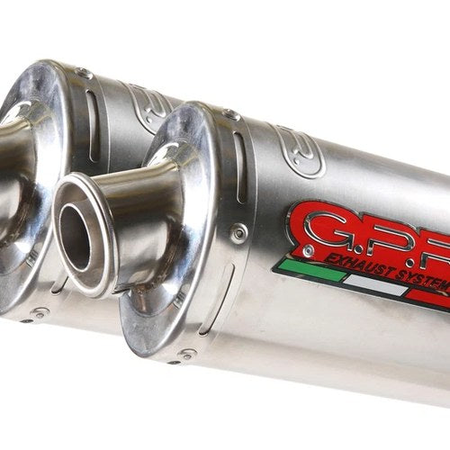 Kawasaki GPZ500 - S 1988-2003 Exhaust Gpr Double Slip-on Inox Tondo