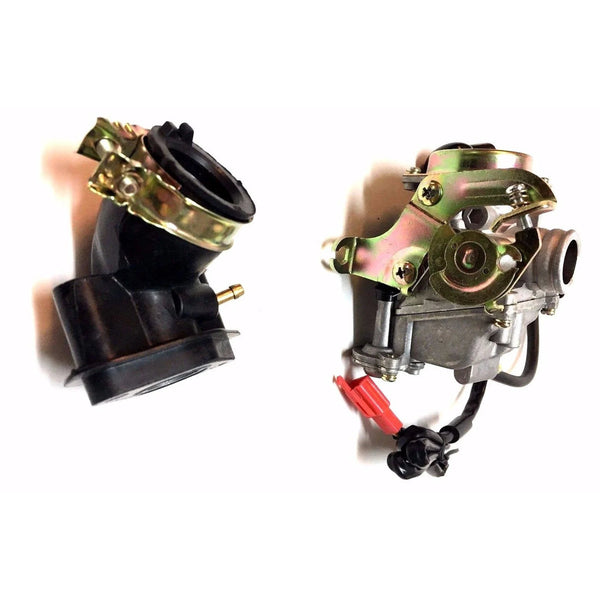 20MM Wildfire 50CC 50 Carburetor & Intake Manifold Boot Scooter Moped Carb New