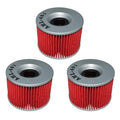 3X Oil Filters For Honda CB350F CB550 650 750 900 CBX1000 GL1100 GL1200