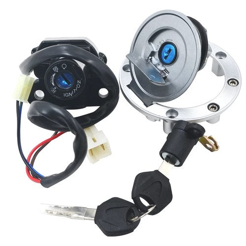 Ignition Switch Lock Set Gas Cap Key For Yamaha Yzf R1 98-03 R6 99-05 FZ6R 04-16