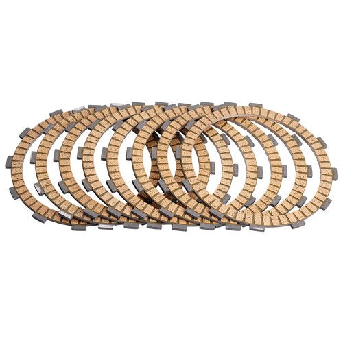Clutch Kit 8pcs Friction Plates for Harley Electra Glide Road King Dyna Softail