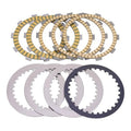 9pcs Clutch Plates Kit for Kawasaki Z400 Ninja 400 EX400 2018-2023 ZX-4R ZX-4RR