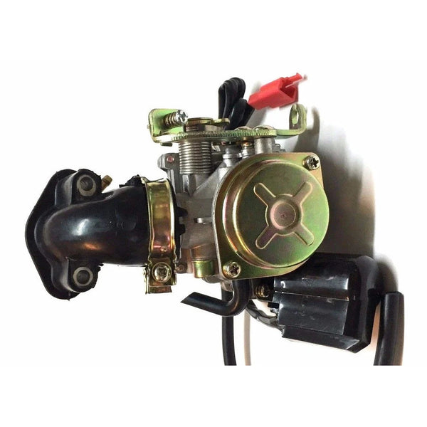 20MM SUNL 50CC 50 Carburetor & Intake Manifold Boot Scooter Moped Carb New