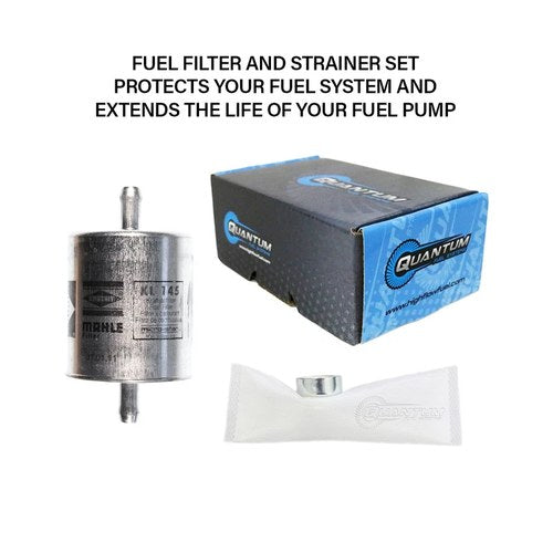 Qfs Fuel Pump Strainer + Filter Kit for 1996-1997 BMW R850R 16148551342