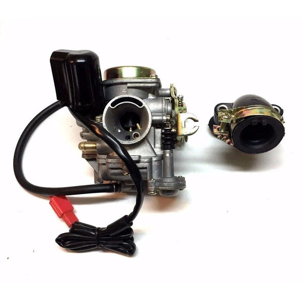 20MM Roketa 50CC 50 Carburetor & Intake Manifold Boot Scooter Moped Carb New