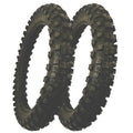 2 Count Rear 80/100-12 Tires For Honda Yamaha Kawasaki Suzuki Dirt Bike Off Road