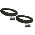 2) 80/100-12 Inch Pit Bike Tire + Tube For Honda Crf XR Mini Moto Kawasaki Klx