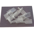10 Pack Clear Insulator - Dual Female 3.5mm Bullet Terminal - Honda Wire Repair
