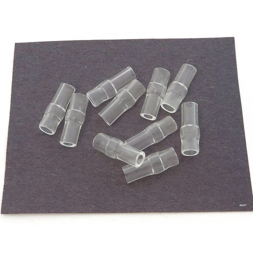 Clear Insulator - 3.5mm Male Bullet / 6.3mm Male Spade Terminal - 10 Pack Honda