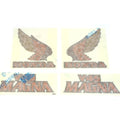 Gas Fuel Tank and Side Cover Panel Decals - Honda V45 Magna VF750C - 1984