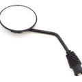 Universal Enduro Black Round Mirror 10mm Left Right Honda Kawasaki Suzuki Yamaha