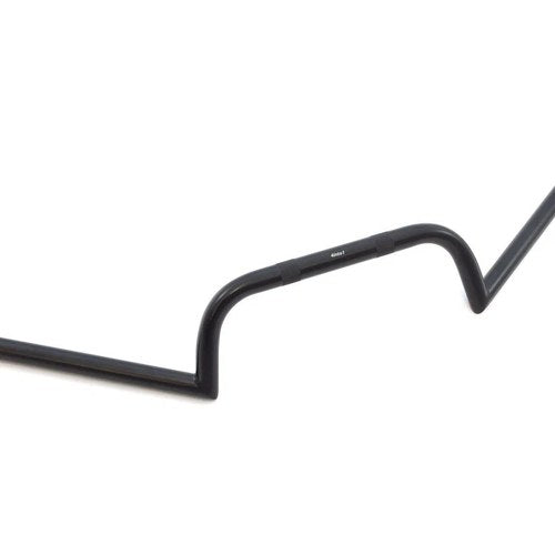 Emgo Satin Black Clubman Motorcycle Handlebars 7/8" - 23-12539S