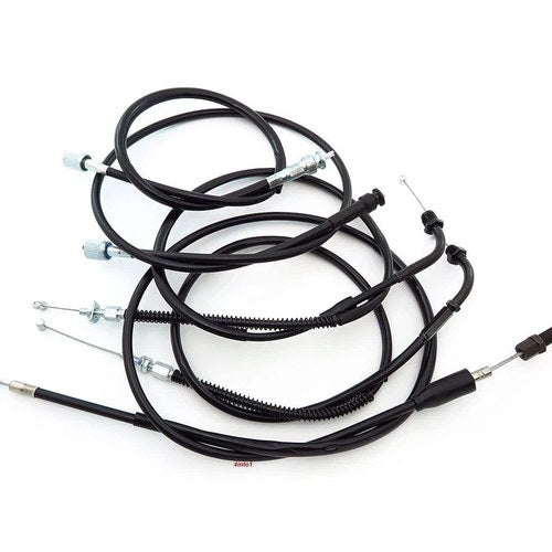 Complete Cable Set - Honda CB400F 1975-1976 - Throttle Clutch Tach & Speedo