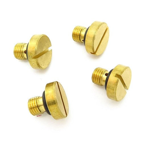 4 Pack Float Bowl Drain Screw Honda CB350F CB400F CB550 CB750 Kawasaki KZ650 Z1R